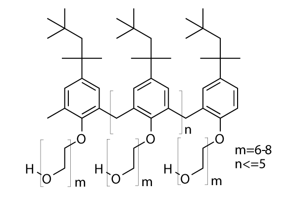 Tyloxapol化学構造