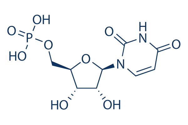 Uridine 5'-monophosphate化学構造