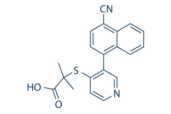Verinurad (RDEA3170)化学構造
