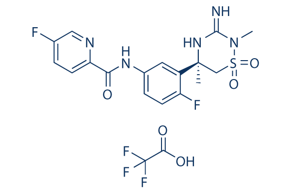 Verubecestat (MK-8931) Trifluoroacetate化学構造