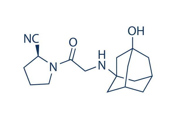 Vildagliptin化学構造