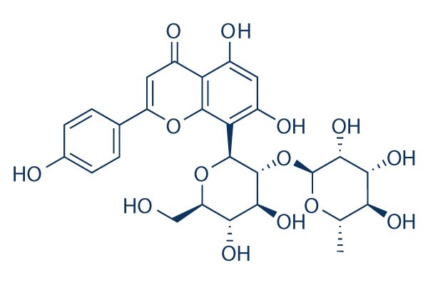 Vitexin-2-O-rhaMnoside化学構造