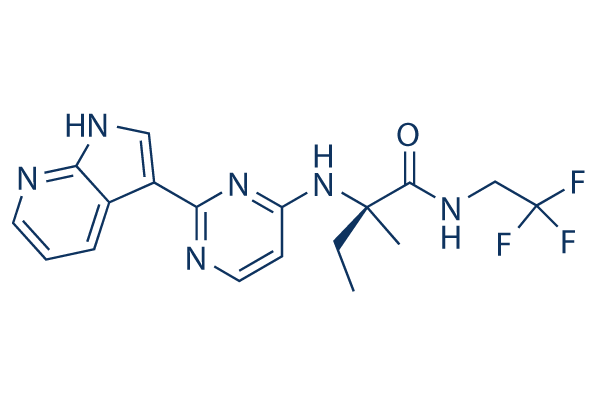Decernotinib (VX-509)化学構造