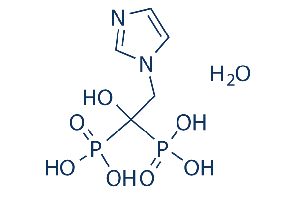 Zoledronic acid monohydrate化学構造